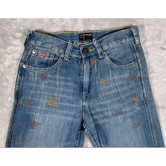 Energie Distressed Straight-Leg Jeans - Y2K Vintage - Size 29 - Picture 4 of 14